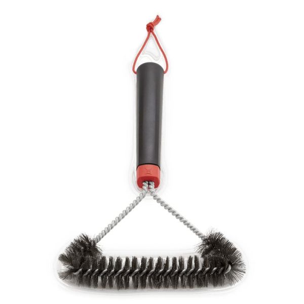 Gertoolpro 12in Three-Sided Grill Brush 6277