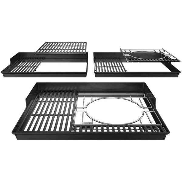 Gertoolpro Crafted Porcelain-Enameled Cast-Iron Cooking Grates 7856