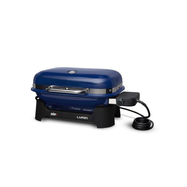 Gertoolpro 91300901 Lumin Compact Electric Grill – Deep Ocean Blue