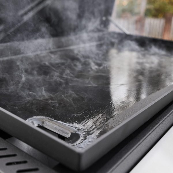 Gertoolpro 1501350 Slate 36″ Rust-Resistant Griddle (Natural Gas) – Black