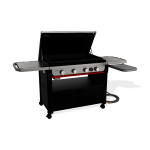 Gertoolpro 1501350 Slate 36″ Rust-Resistant Griddle (Natural Gas) – Black