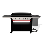 Gertoolpro 1501350 Slate 36″ Rust-Resistant Griddle (Natural Gas) – Black