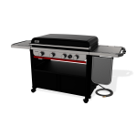 Gertoolpro 1501350 Slate 36″ Rust-Resistant Griddle (Natural Gas) – Black