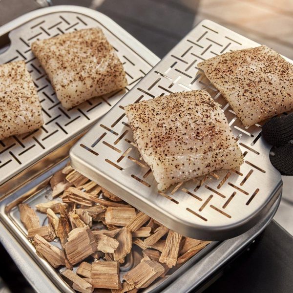 Gertoolpro 91400901 Lumin Compact Electric Grill – Ice Blue