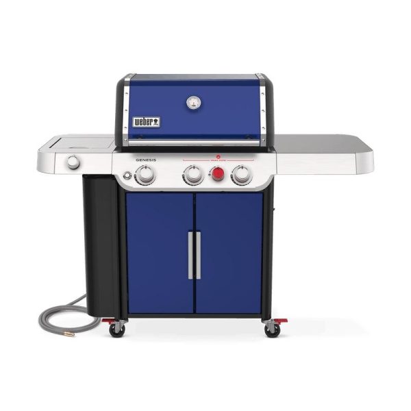 Gertoolpro 37480001 Genesis E-335 Gas Grill – Deep Ocean Blue Natural Gas